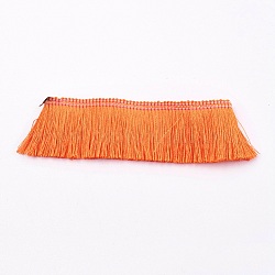 Borla de nylon colgantes decoración, naranja, 26x1mm