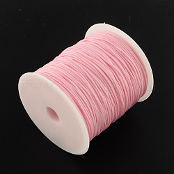 Hilo de nylon, rosa, 1mm, alrededor de 153.1 yarda (140 m) / rollo