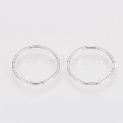 304 из нержавеющей стали связывание кольцо, кольцо, цвет нержавеющей стали, 12x0.8~1 мм