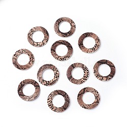 Ciondoli in pelle imitazione, anello, colorato, 42.5x1.8mm, Foro: 2 mm