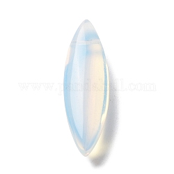 Perles d'oeil de maison d'opalite, top foré, 33x10x7mm, Trou: 0.80 mm