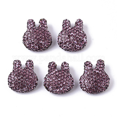 Handgemachte Fimo-Perlen Strass&nbsp;RB-T017-08D-1