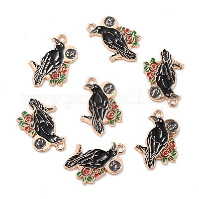 Pendente smaltati in lega&nbsp;ENAM-D023-05KCG-1