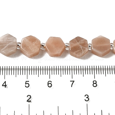 Natürliche sunstone Perlen Stränge&nbsp;G-P534-A09-02-1
