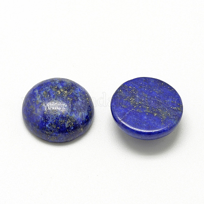 Natürliche Lapislazuli Cabochons&nbsp;G-R416-10mm-33-1