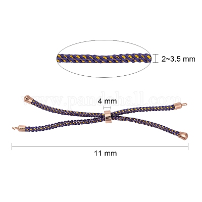 Pandahall DIY Project on How to Make Nylon Thread Braided Bracelet with  Glass Europe…