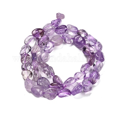 Natürlichen Amethyst Perlen Stränge&nbsp;G-P568-C04-01-1