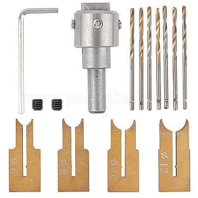 Wholesale AHANDMAKER 6-12 mm Wooden Bead Maker Drill Bit Woodworking Tool  Milling Cutter Kit for Making Wooden Beads and Jewelry 