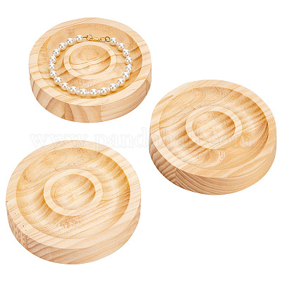 Round Wood Coaster (Case)-100