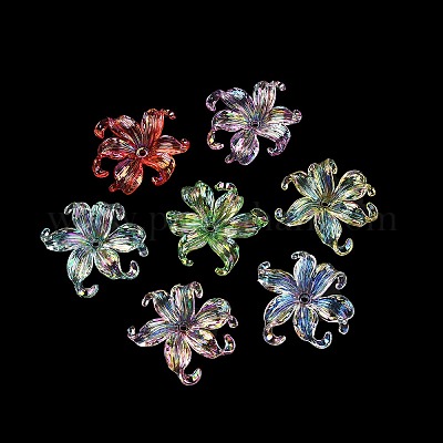 Perles en acrylique transparente&nbsp;X-MACR-K358-06A-1