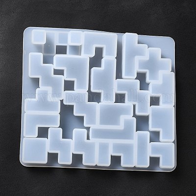 8 Pcs Large Square Resin Molds Silicone, Cube Silicone Molds For Resin  Casting With Wooden Support, Square Epoxy Resin Molds For Home Decor,  Flowers P