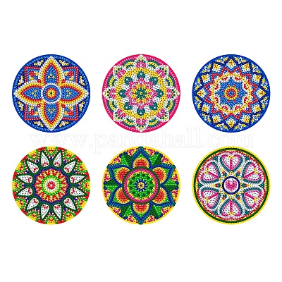 Wholesale DIY Coaster Diamond Painting Kits 