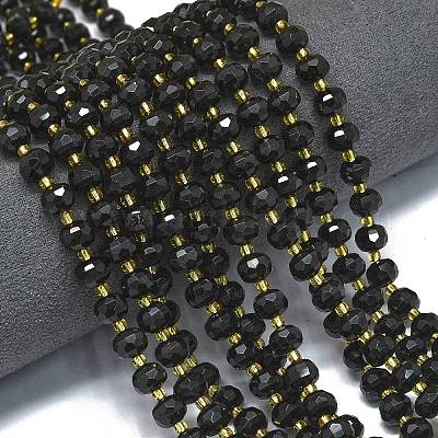 Natürlichen Obsidian Perlen Stränge&nbsp;G-K389-E57-01-1