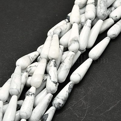 Natürliche Howlith Perlen Stränge&nbsp;G-E576-35-1