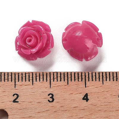 Perle intagliate in corallo sintetico&nbsp;CORA-H003-01A-10-1