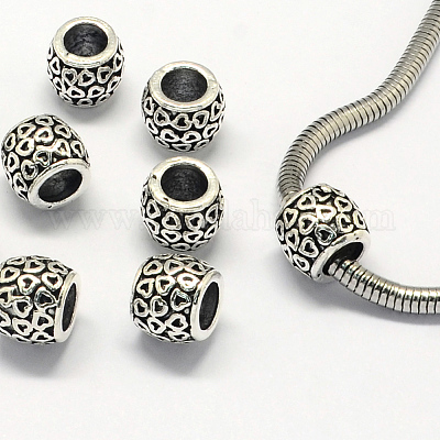 Tibetischer stil legierung perlen&nbsp;PALLOY-S079-029AS-1