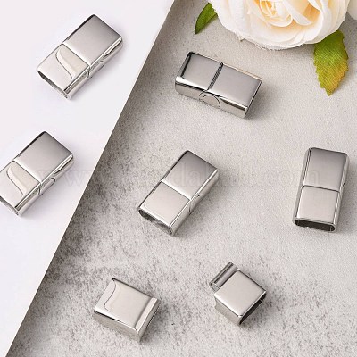 10 Pieces Magnetic Clasps - Round Clasps for Bracelets and Necklaces - 8mm