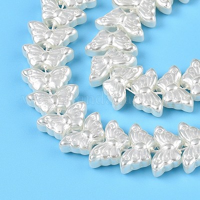 Chapelets perles en verre transparent peint par pulvérisation&nbsp;GLAA-N001-43-1