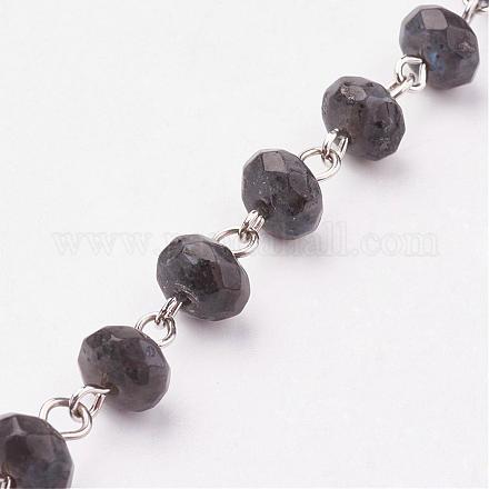 Chaînes de perles manuelles AJEW-JB00305-01-1