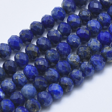 Filo di Perle lapis lazuli naturali  G-K246-29B-1