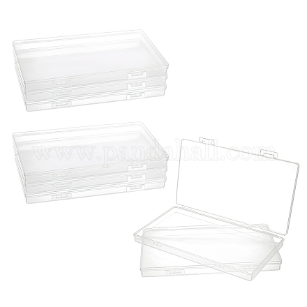 Contenants de perles en plastique transparent CON-FH0001-21B-1