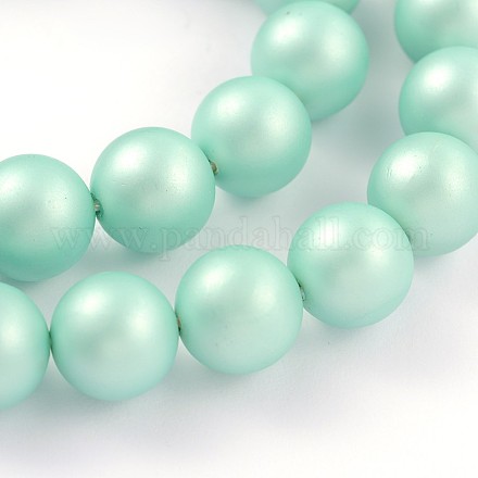 Chapelets de perles rondes en coquille BSHE-J011-10mm-A01-1