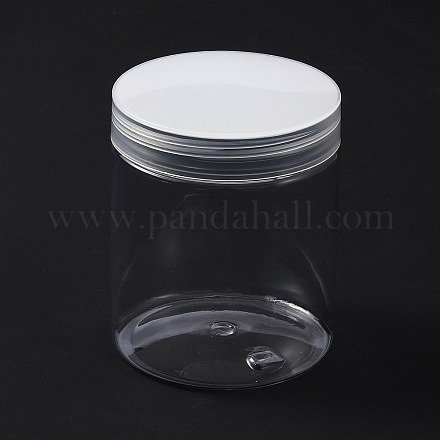 透明なプラスチック製のアクセサリーの瓶  ちょっとしたこだわりアイテム  ドライフルーツの梱包箱  コラム  透明  8.3x7x8.5cm CON-TAC0007-02-1