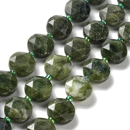 Hilos de jade xinyi natural / cuentas de jade del sur chino G-NH0004-030-1