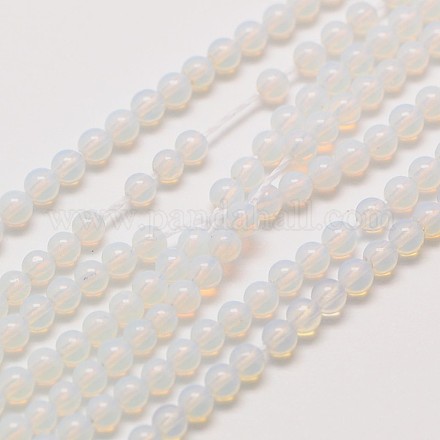 Opalite Round Beads Strands X-G-A130-2mm-A01-1