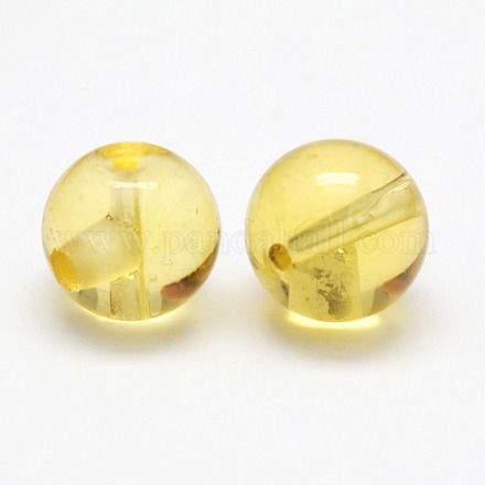 3-Hole Transparent Glass Round Beads GLAA-N0003-10.5mm-01-1