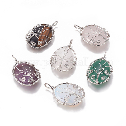 Collana con pietra preziosa Howlite bianca naturale, collana con perle rotonde lisce da 8 mm, collana unisex con chiusura in argento sterling - Italia
