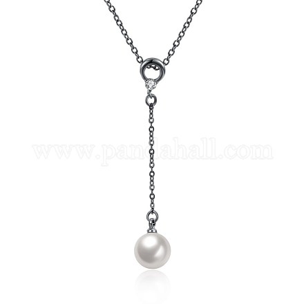 Fashion Brass Pendant Necklaces NJEW-BB23121-1
