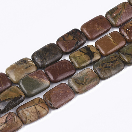 Fili di perline di picasso pietra naturale / picasso G-S355-03-1