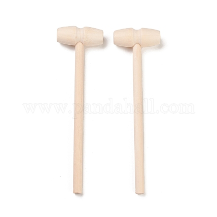 Mini marteaux en bois d'herbe WOOD-C003-01-1