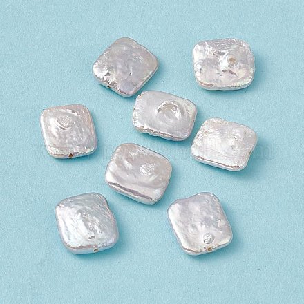 Barocke natürliche Keshi-Perlenperlen PEAR-N020-K07-1