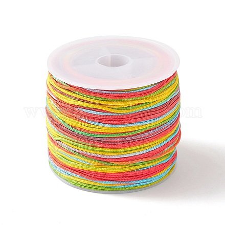 1roll Nylon Thread Segment Dyed Chinese Knotting Cord Nylon String