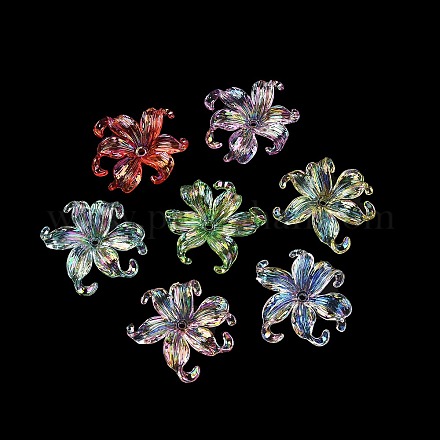 Perles en acrylique transparente&nbsp;X-MACR-K358-06A-1