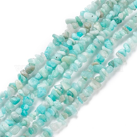 Natural Exotic Amazonite Chips Beads Strands F070-1-1