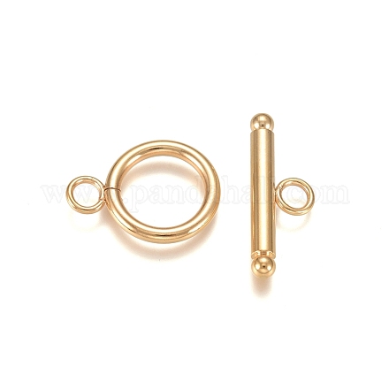 304 Stainless Steel Toggle Clasps STAS-F040-41-G-1