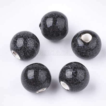 Perles en porcelaine manuelles PORC-Q262-01A-1