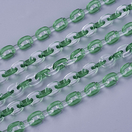 Cadenas portacables de acrílico transparente KY-E007-04E-1
