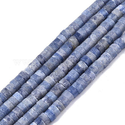 Natural Blue Aventurine Beads Strands G-N326-146-B01-1