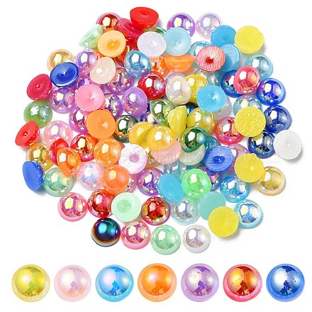Cabochons en imitation perles ABS OACR-YW0001-48-1