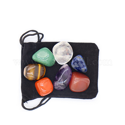 Natural Mixed Gemstone Nuggets Ornaments PW-WG48340-03-1