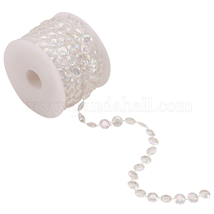 Chaînes de perles en plastique faites à la main CHC-CJ0001-55-1