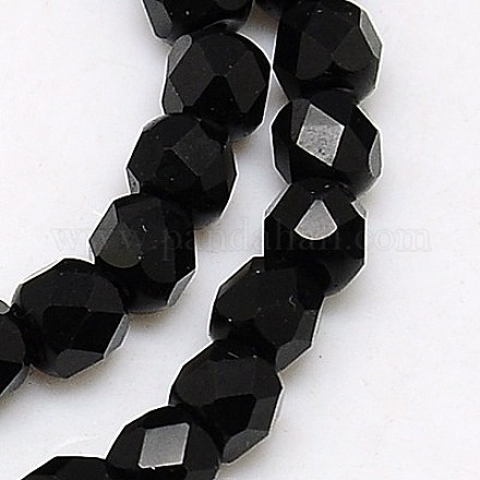 Glass Beads Strands GLAA-F002-G03-1