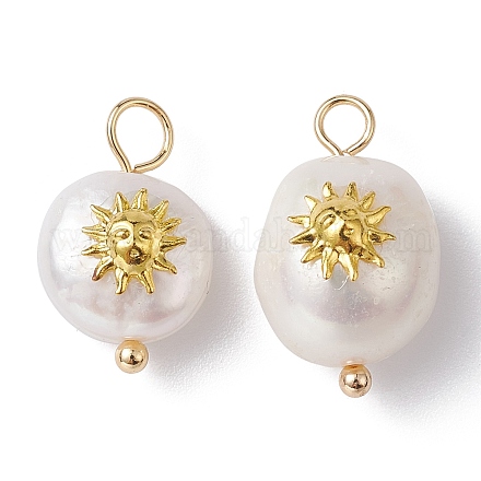 Ciondoli perla naturale PALLOY-JF02200-04-1
