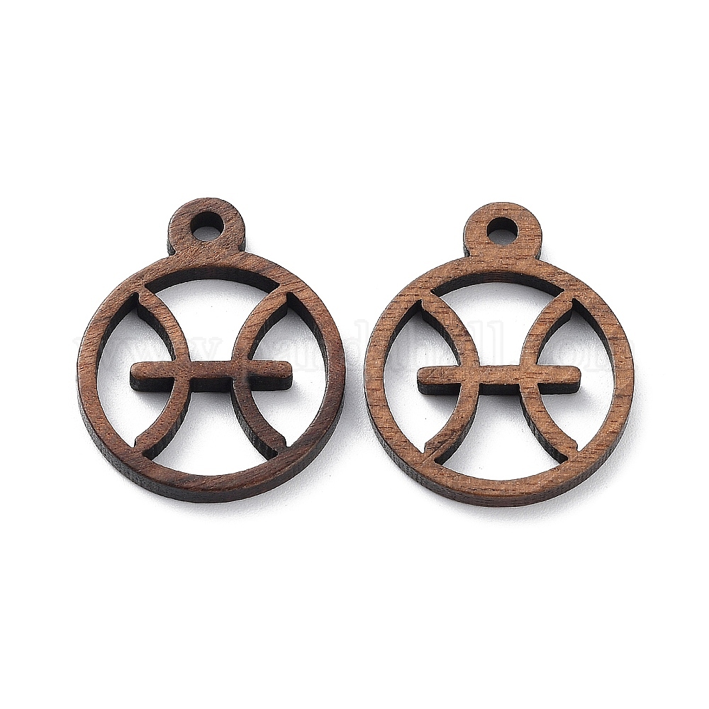 Wholesale Walnut Wood Laser Cut Pendants - Pandahall.com