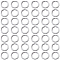 304 3000pcs Stainless Steel Open Jump Rings, Stainless Steel Color, 21 Gauge, 4x0.7mm, Inner Diameter: 2.6mm