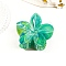 Resin Claw Hair Clips, Hair Accessories for Women & Girls, Flower, Spring Green, 85x75mm